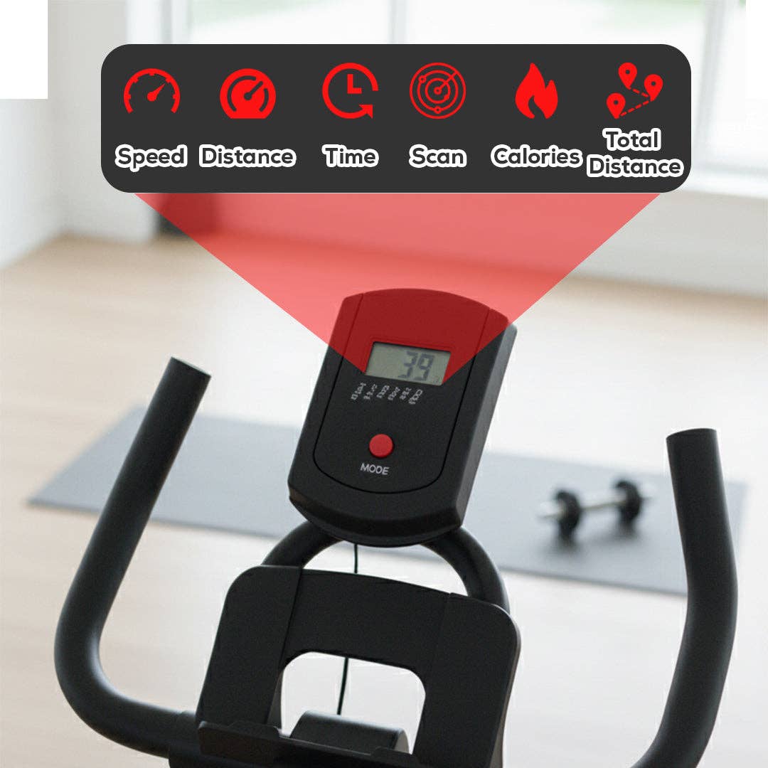 Mtistanbul LTD – wholesale Fitness equipment – Adjustable, Portable, LCD Monitor Upright Exercise Bike2