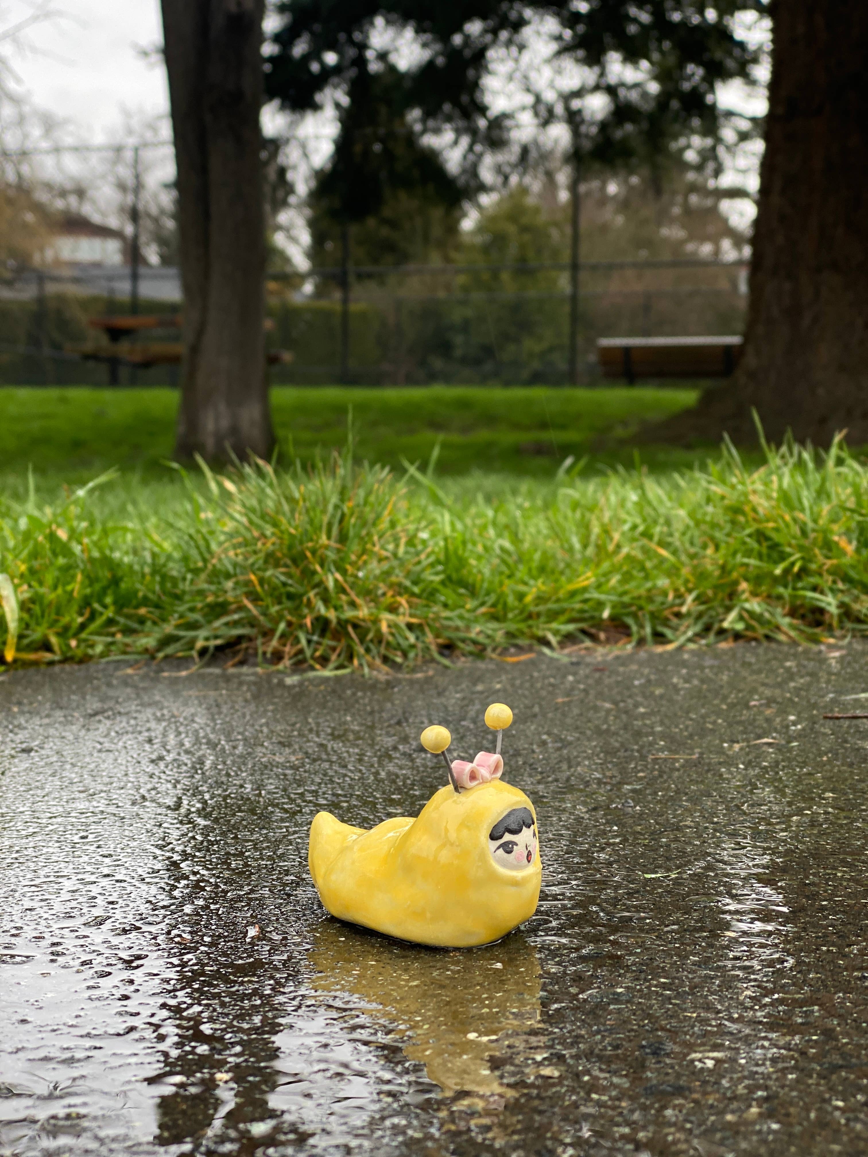 Munbeibi - Vente Figurine décorative - Sally la Limace en Céramique Munbeibi0