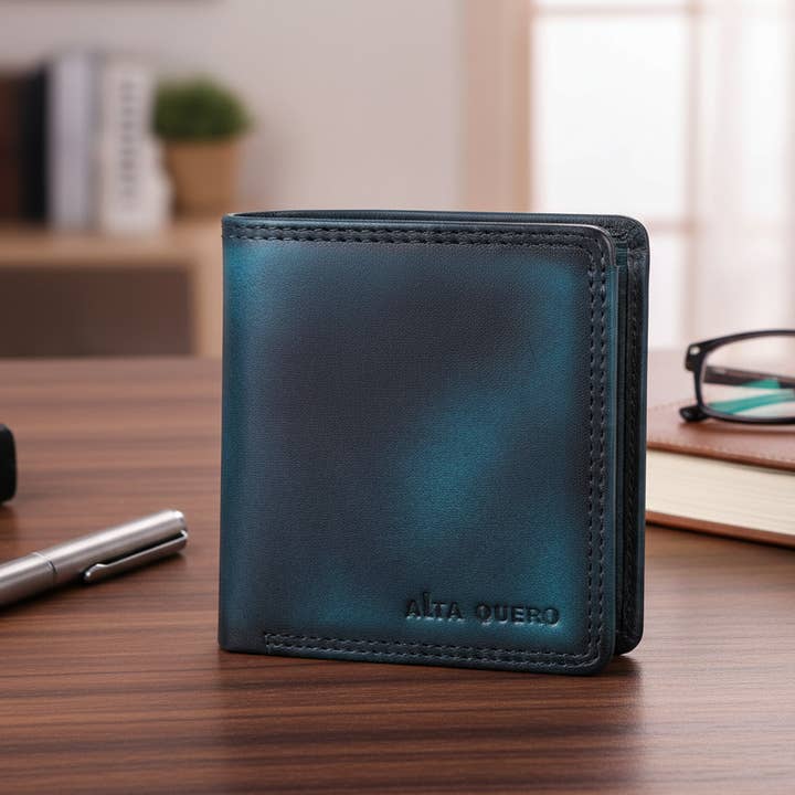 Alta Quero - Wholesale Crossbody Bag - Women's - Textured Leather Essentials Set– Wallets Crossbody BlueBlack7