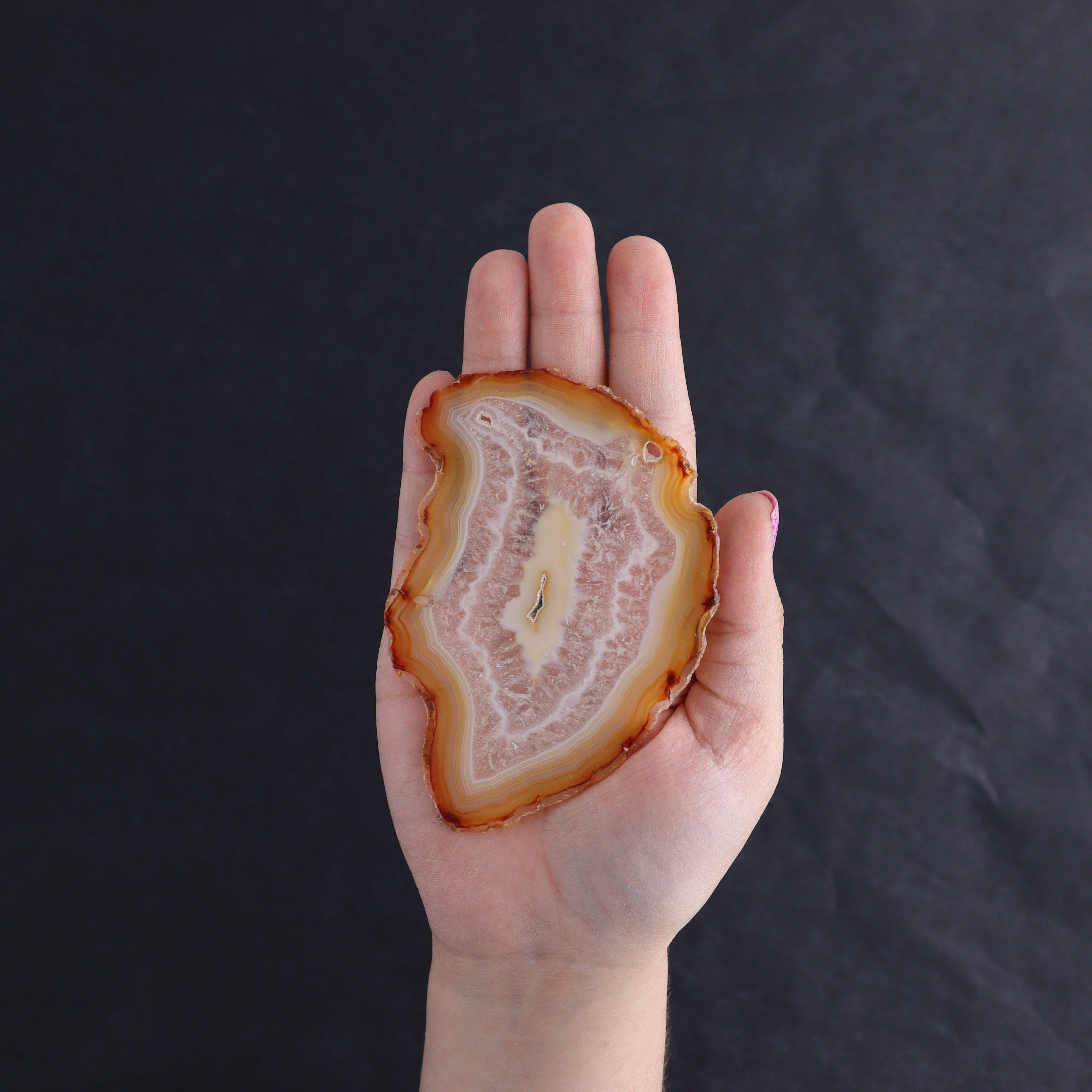 Mi Esperanza Minerals – wholesale Spiritual stone/crystal – Iris Agate Slices Set of 67
