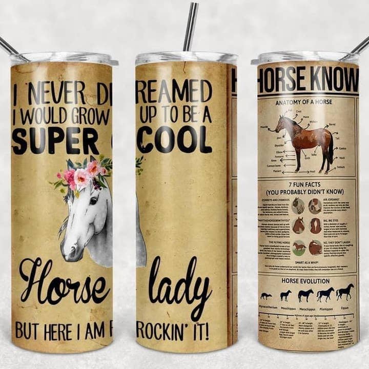 Copo Térmico Super Fixe Senhora dos Cavalos por atacado de Antisocial Designs