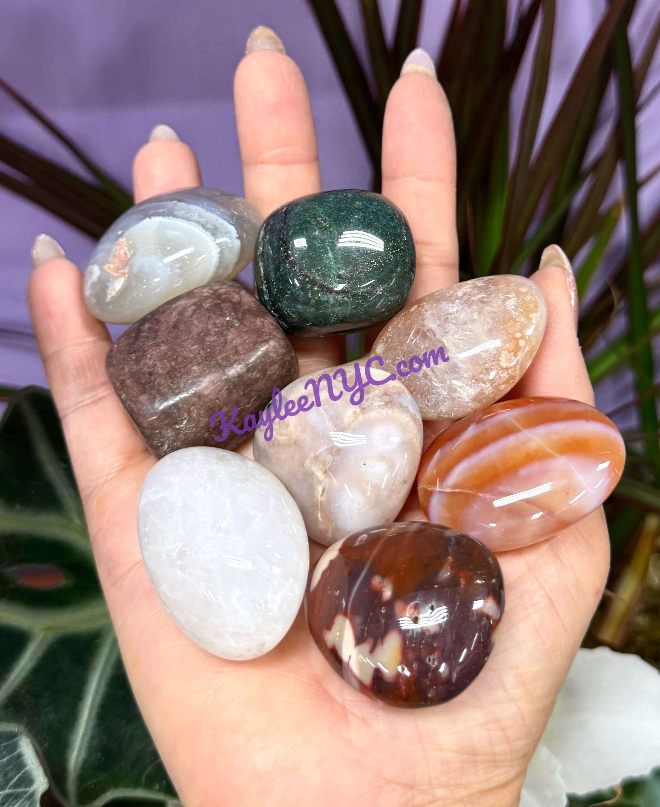 KayleeNYC - Wholesale Spiritual Stone/Crystal - wholesale 2 lbs Natural Mix Crystals Tumble healing energy5
