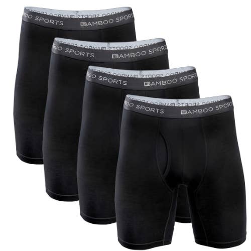 Men's 6" Inseam Bamboo Rayon Boxer Briefs - 4 Pack and other Purchase Wholesale boxers. Free Returns & Net 60 Terms on Faire trending on Faire.