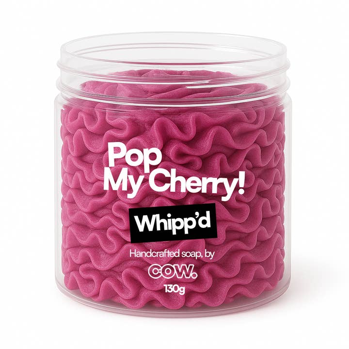 Pop My Cherry! - Whipped Soap 130g for wholesale by COW Home & Body