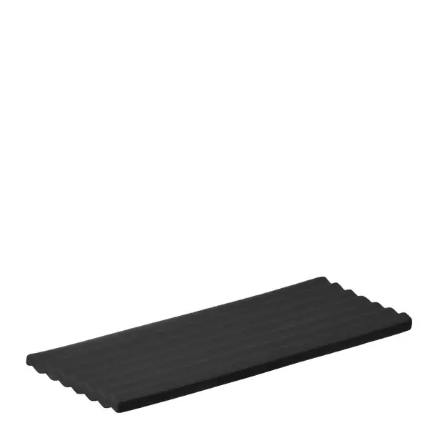 Lübech Living – Engroshandel Serveringsbakke – Wave bakke, sort0