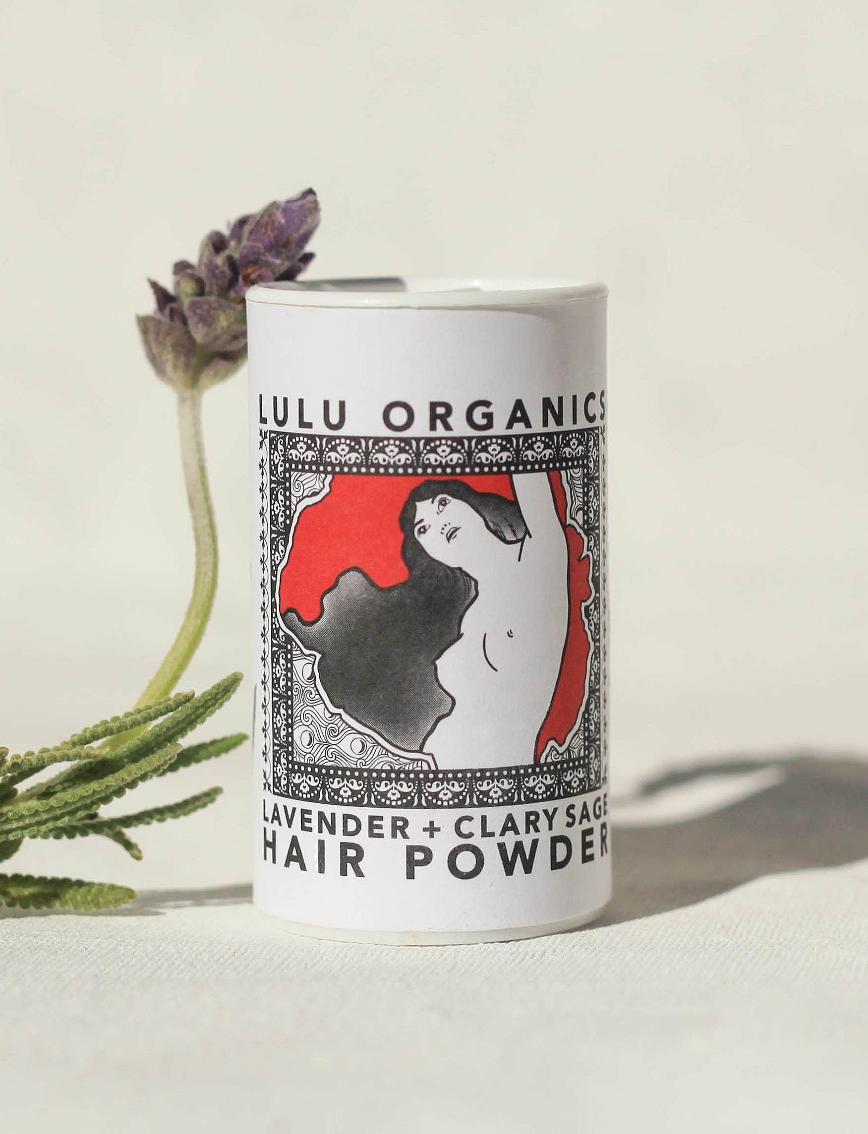 LULU ORGANICS - Wholesale Dry Shampoo - Lavender and Clary Sage Travel Powder Shampoo 1oz