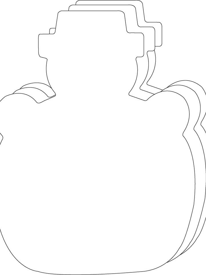 Super découpes couleur bonhomme de neige - 8 po x 10 po pour la vente par Creative Shapes Etc.