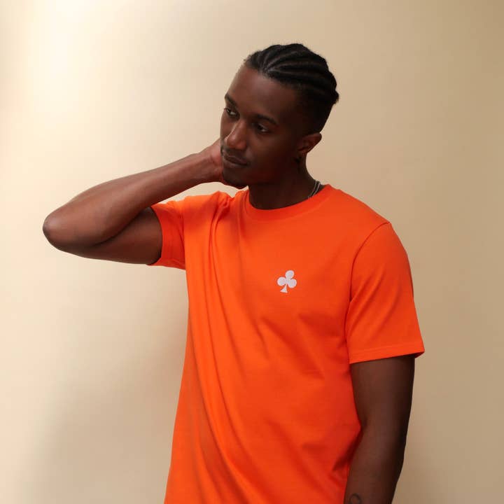 Orange T-shirt for wholesale by monsieurbarr