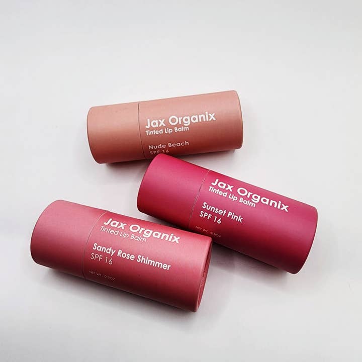 Jax Organix - Wholesale Lip Balm - Jax Organix SPF 16 Tinted Lip& Face Balm