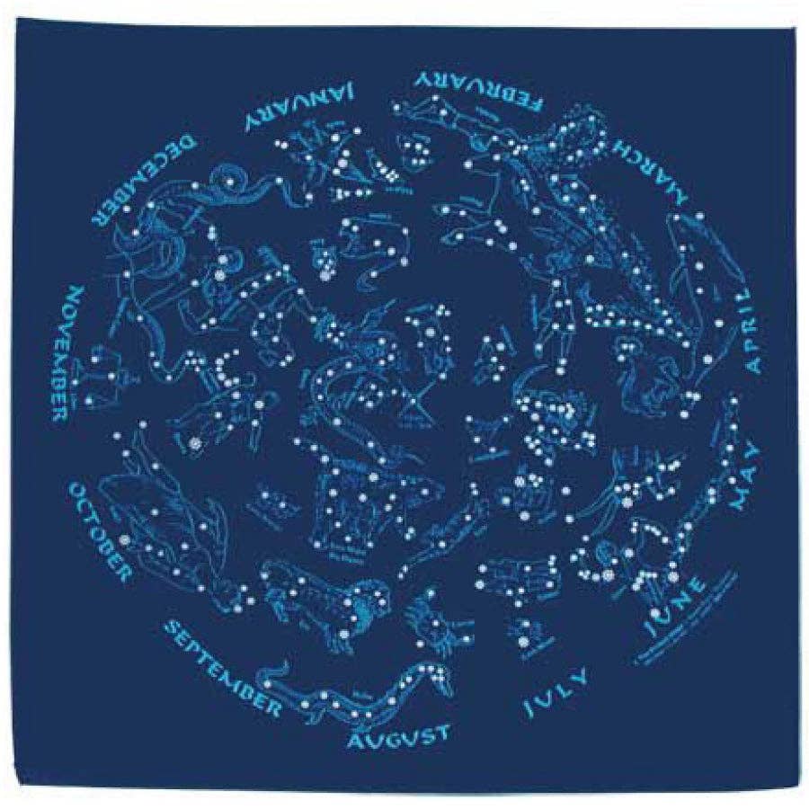 One Bay Distribution - Wholesale Bandana - Unisex - Printed Image Stars Bandanna1