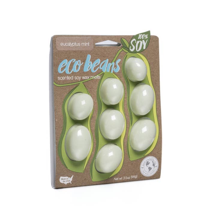 eco beans EUCALYPTUS MINT for wholesale by Eco Candle Company