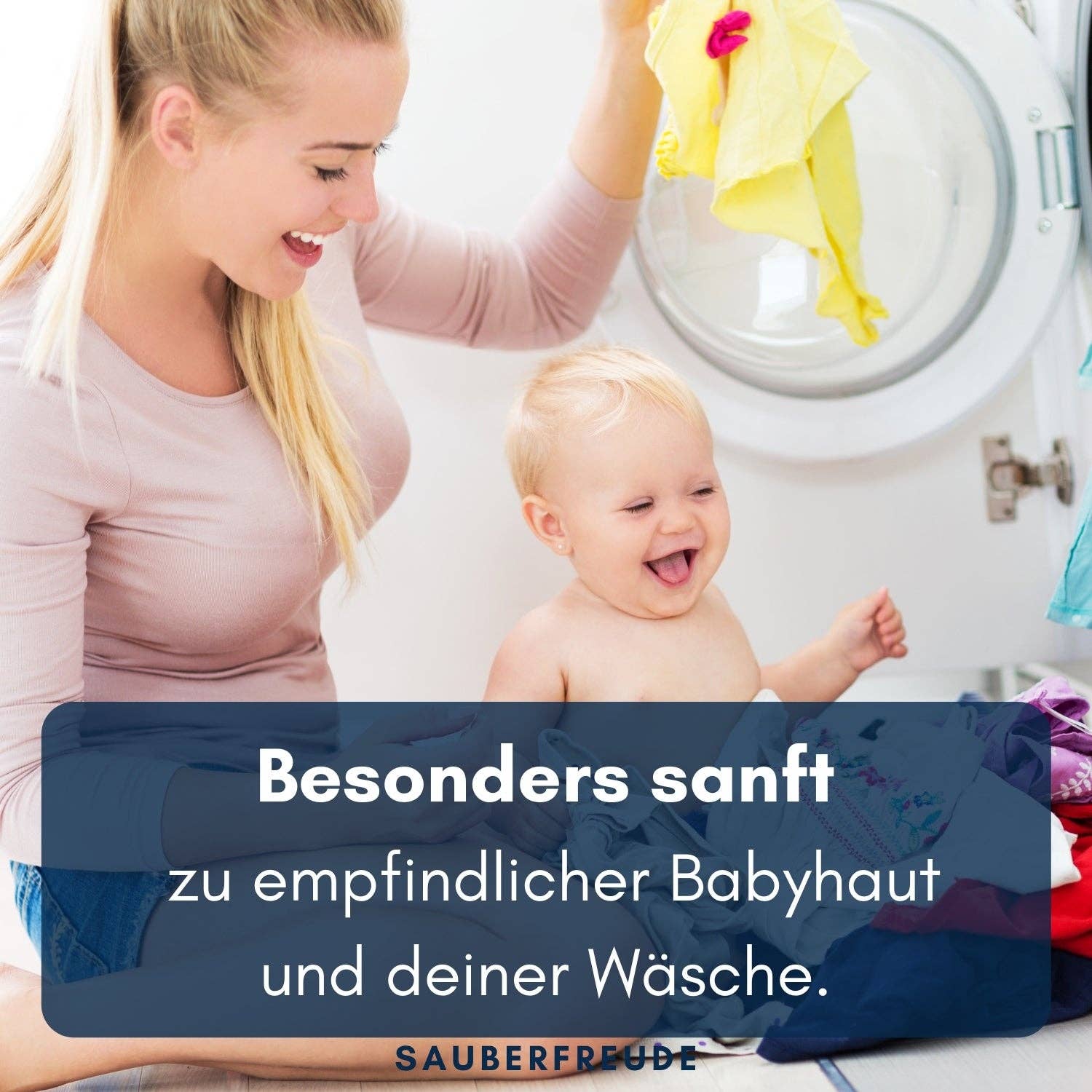 Sauberfreude - Wholesale Liquid Laundry Detergent - Baby sensitive detergent with plant-based content2