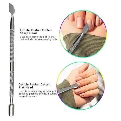 The Master Tanners - Wholesale Nail Clipper/Scissor - Cuticle Nipper with Cuticle Pusher Stainless Steel Cutter3