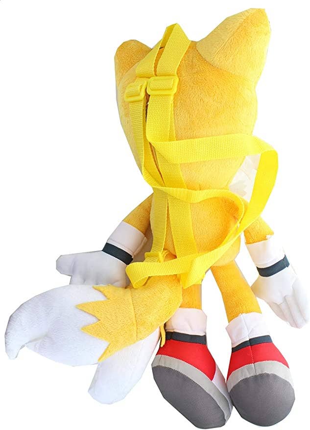 Coastal - Wholesale Backpack - Kids - Tails (Sonic) Plush Backpack 15"2