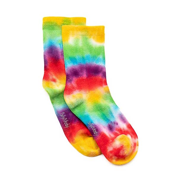 Calcetín de Bambú Tie Dye (puntera sin costuras) - Niños para venta al por mayor de Polly and Andy