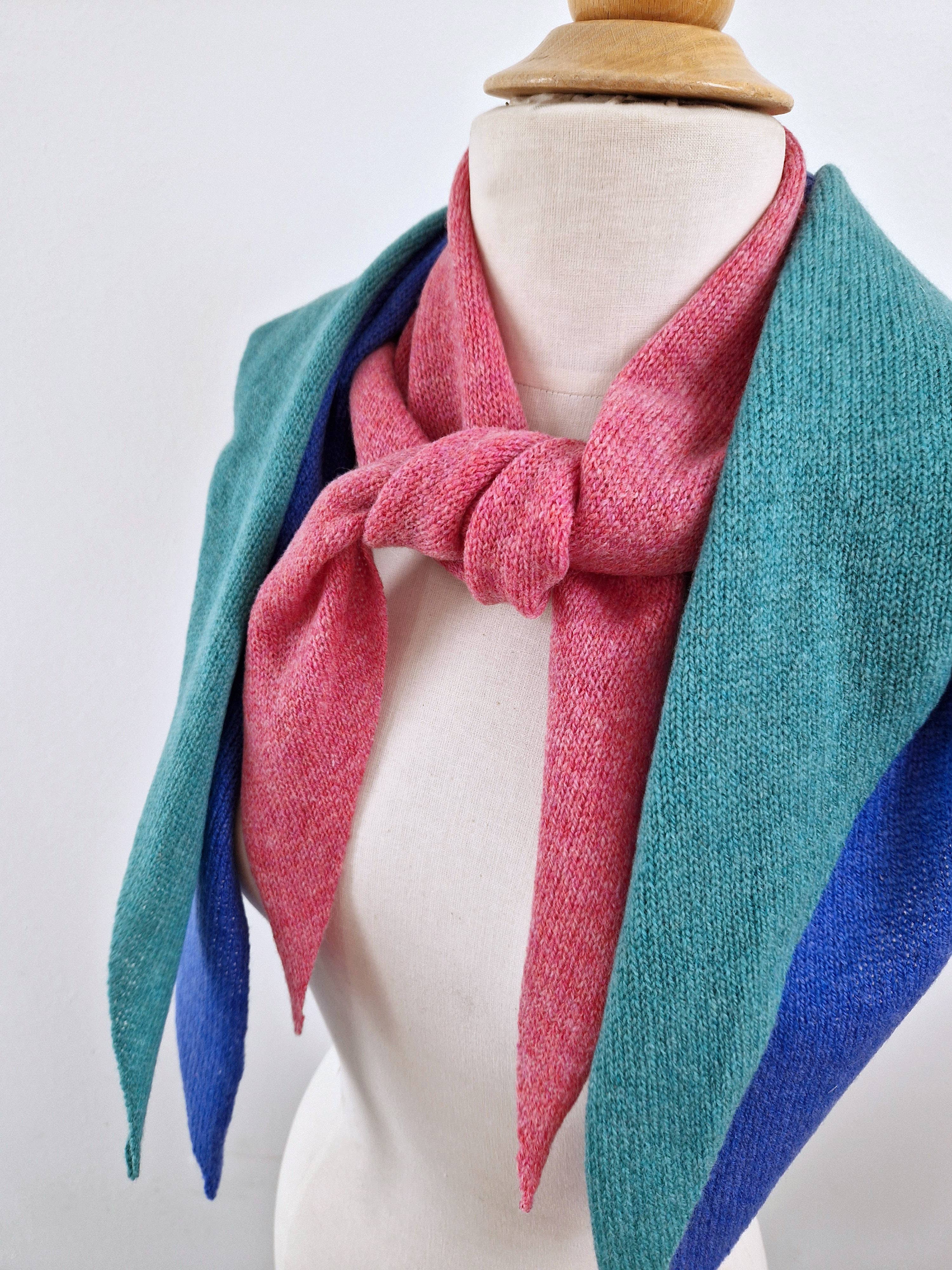 Candy Coated Accessories - Wholesale Scarf - Women's - Lightweight Neckerchief - Tahiti Blue1