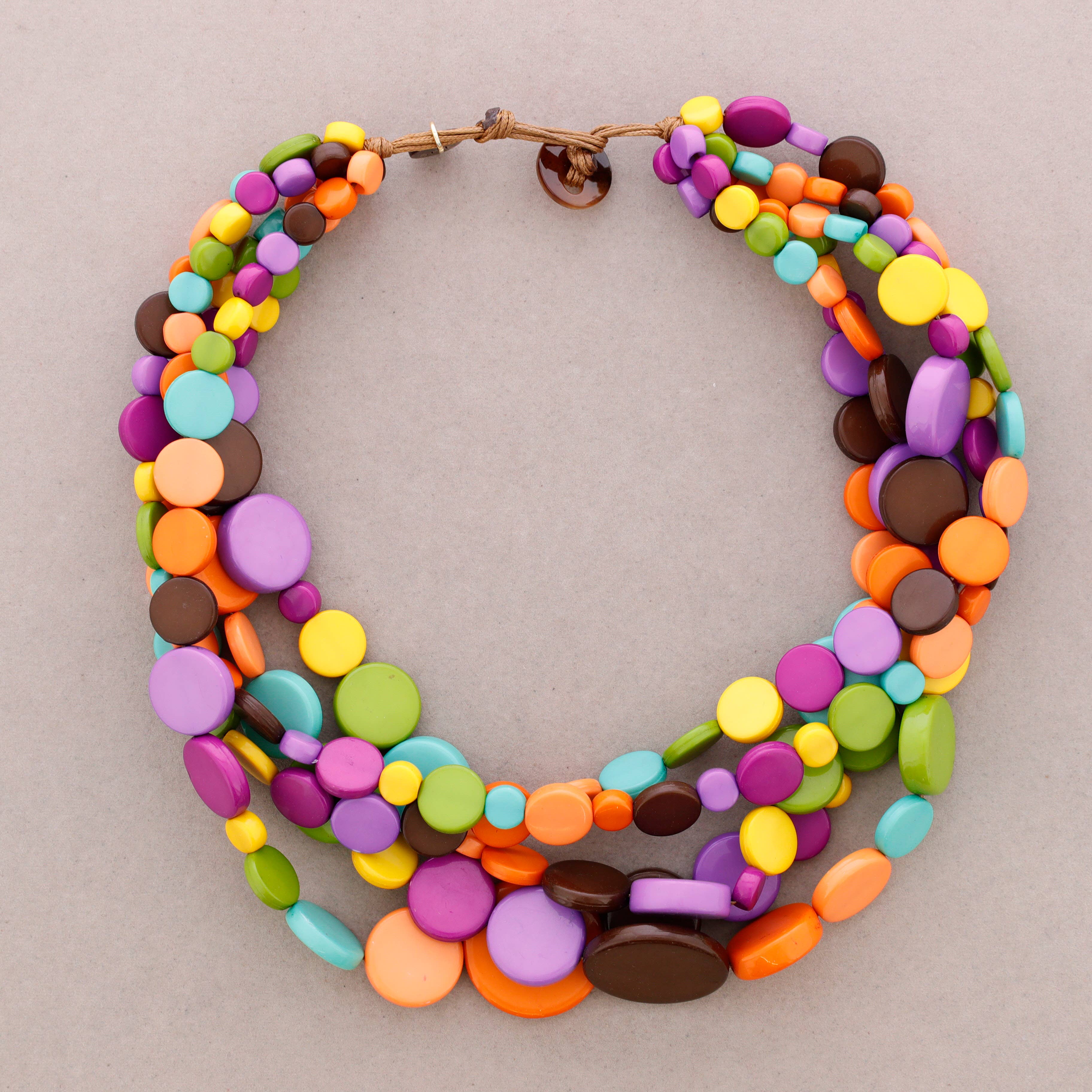 Sonata – Joias personalizáveis por atacado – Gargantilha 5 Contas Resina3