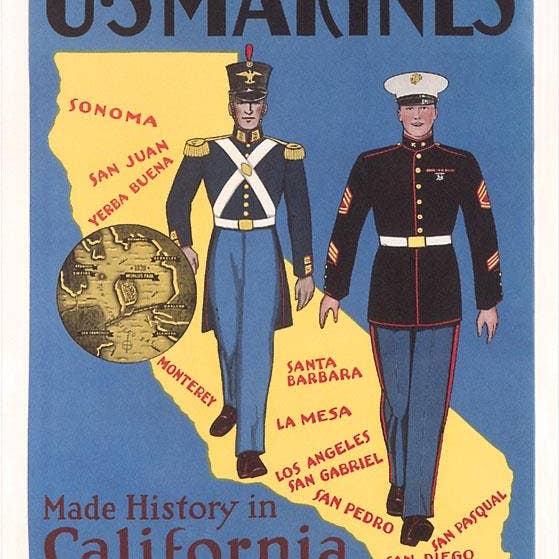 Art Print ML-149 Marines Recruitment Poster for wholesale by Found Image Press