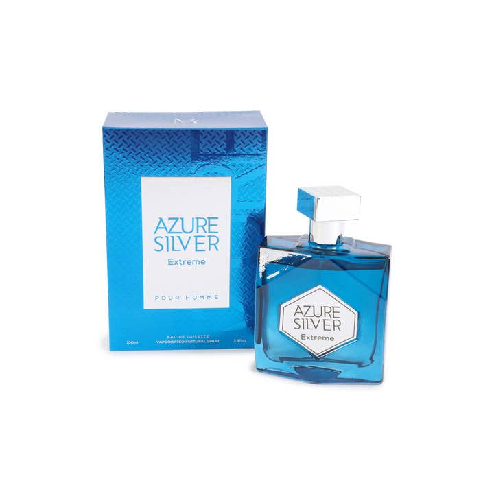 MYS Wholesale Inc - Wholesale Cologne Spray - Azure Silver Extreme Spray Cologne Eau De Toilette For Men