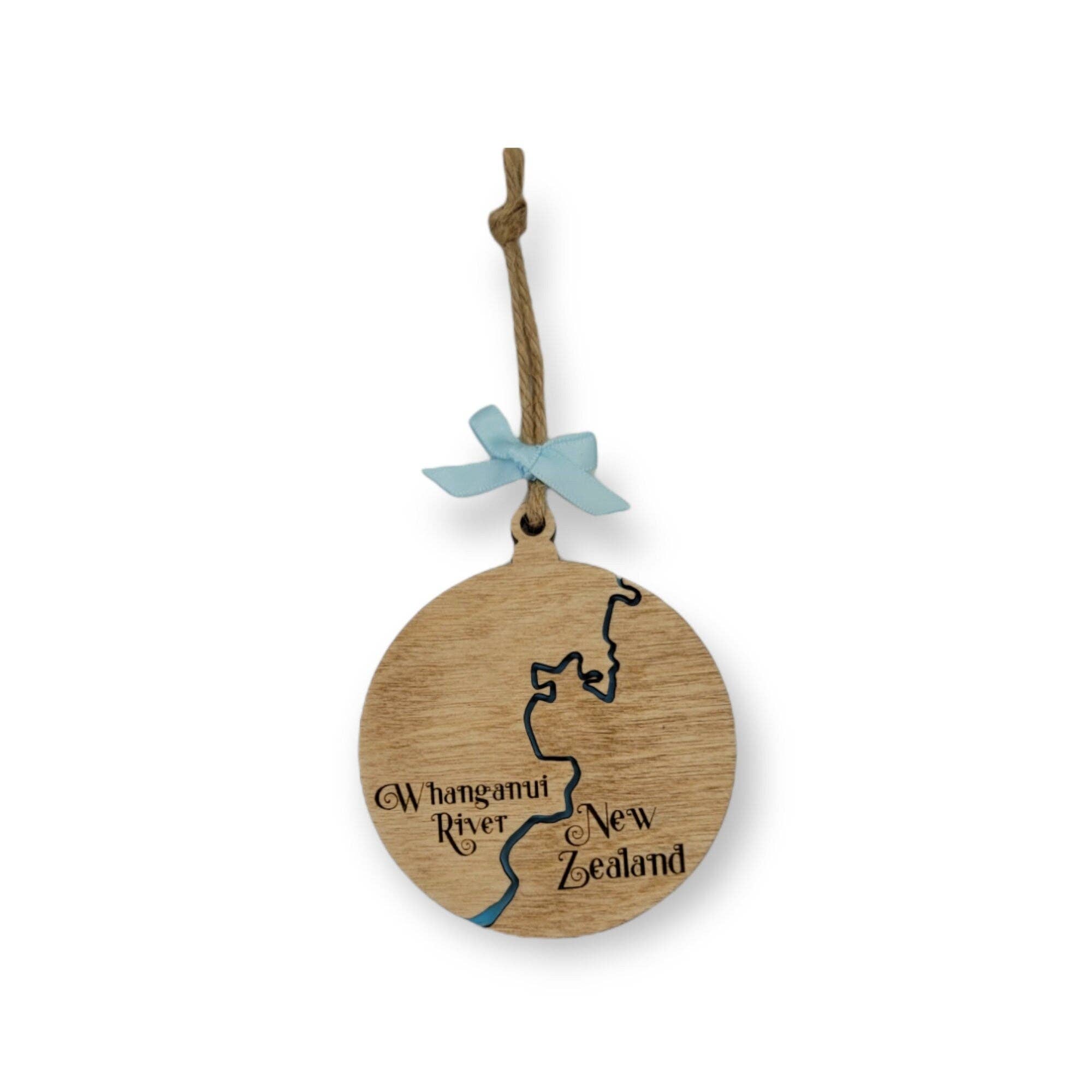 Shelfish Modern – Großhandel Verzierung – CUSTOM Any River Weihnachtsschmuck aus Holz7
