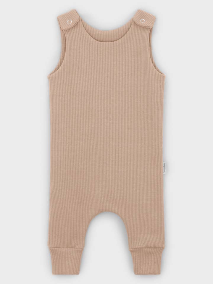 DreamBuy - Wholesale Jumpsuit - Baby - Velvet Mocha Dungarees Romper | Baby Overalls.