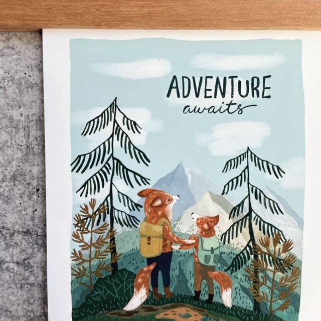 Canyon & Cove Art - Wholesale Art Print - Adventure Awaits Print2
