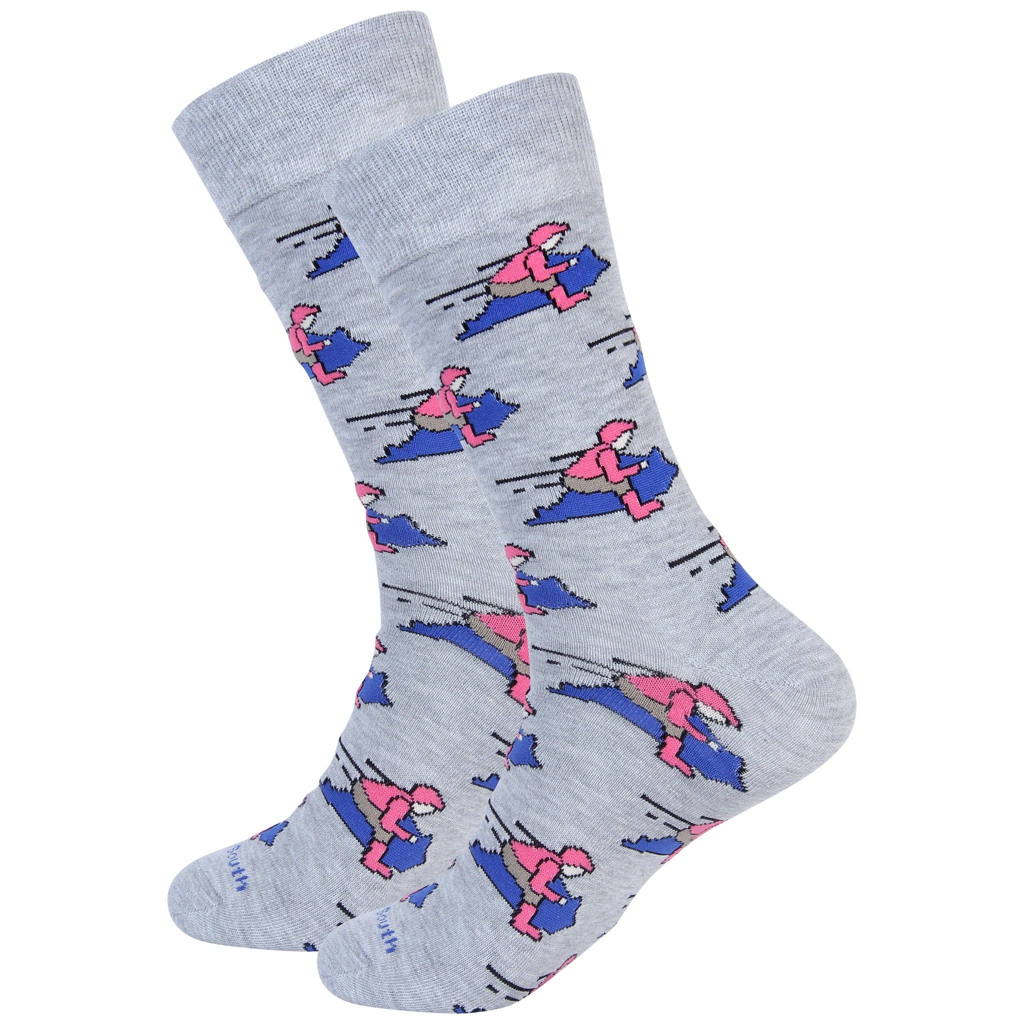 Barrel Down South - Wholesale Socks - Unisex - Jockey Riding Kentucky Sock0