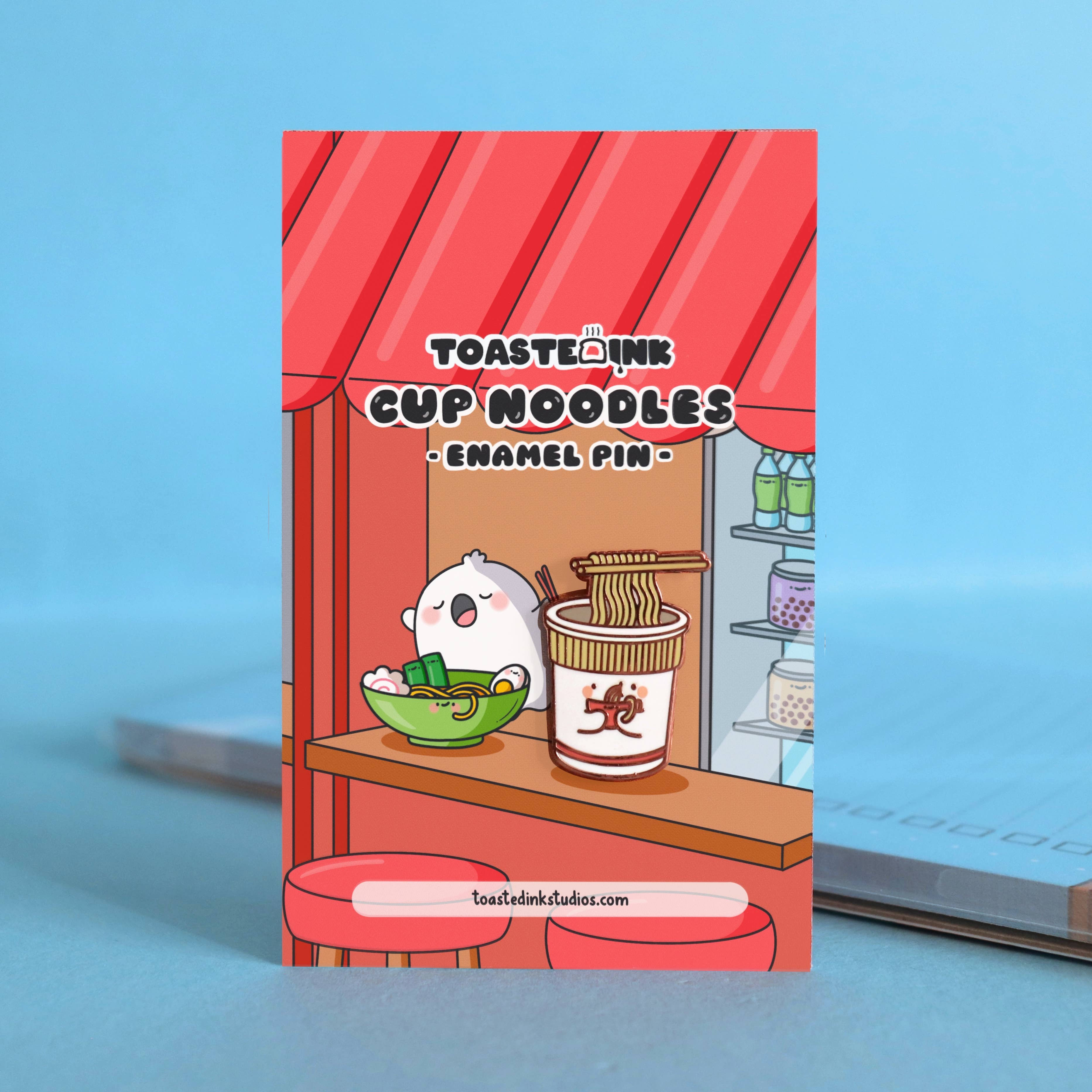 Toastedink - Wholesale Lapel Pin/Button - Cup Noodles Enamel Pin4