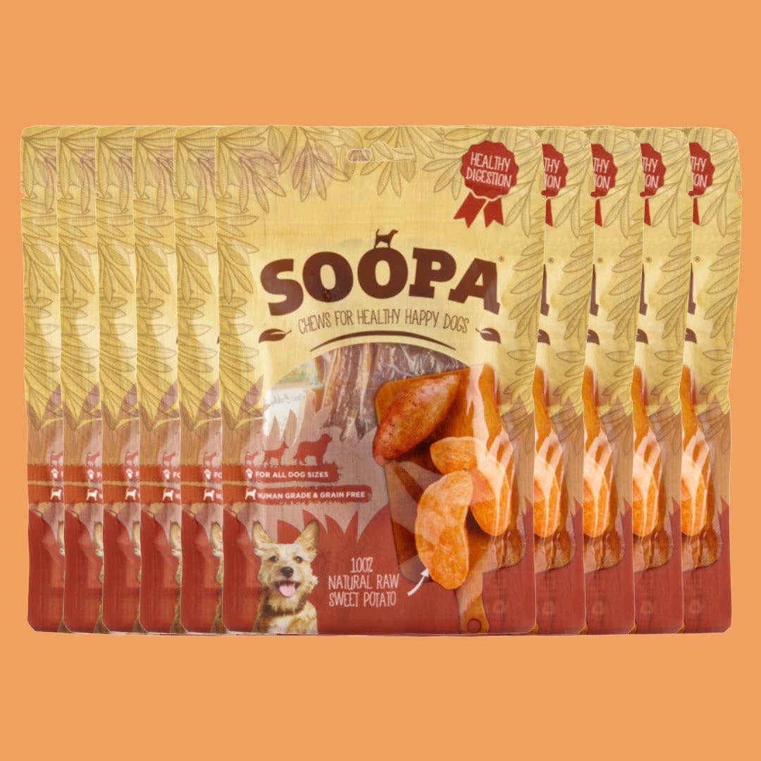 Soopa Europe – wholesale Godis - Hund – Naturliga tuggben av sötpotatis för hundar2
