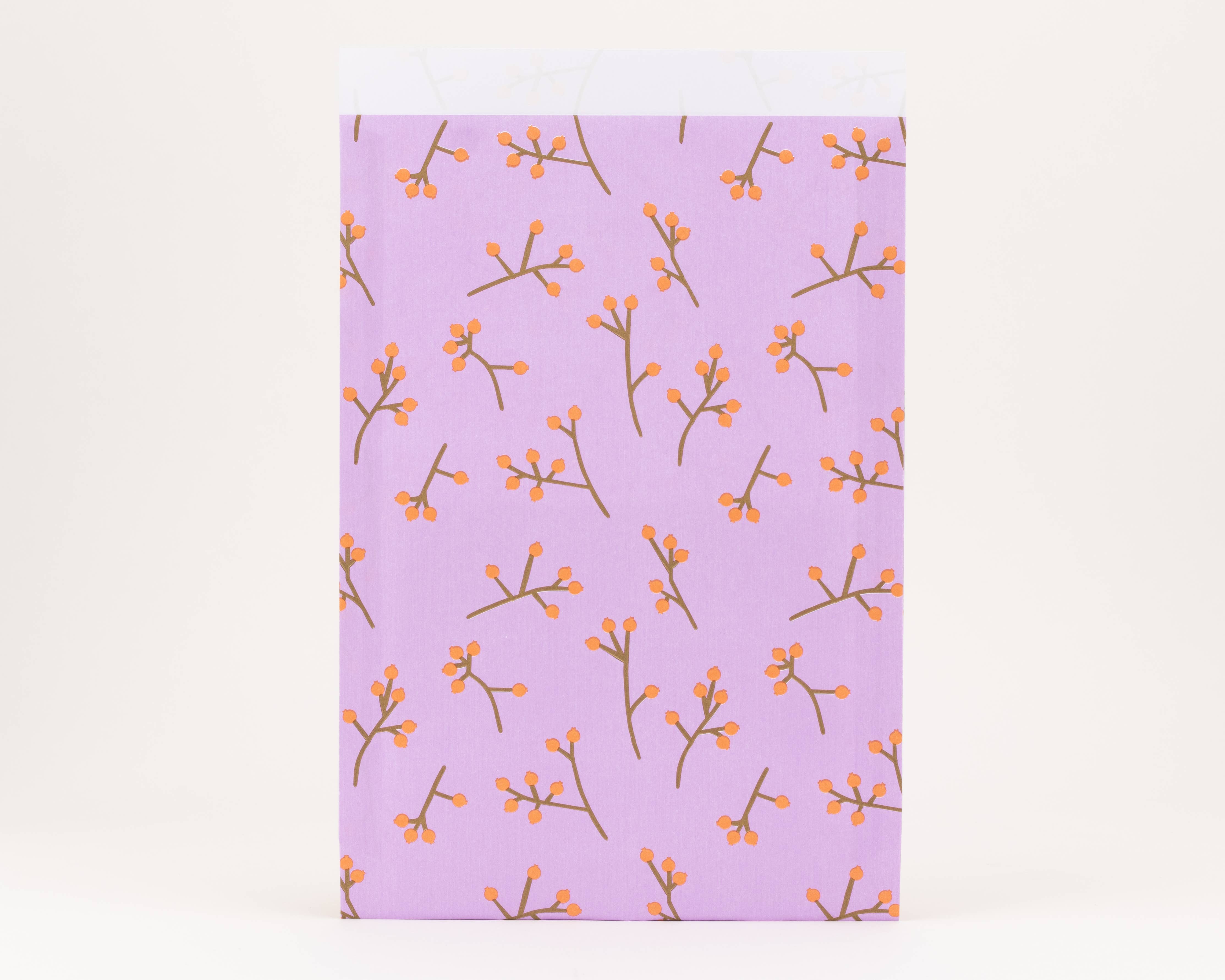 liebevoll verpackt - Wholesale Gift Bag - Paper Bags Berry Sprigs (Christmas)1