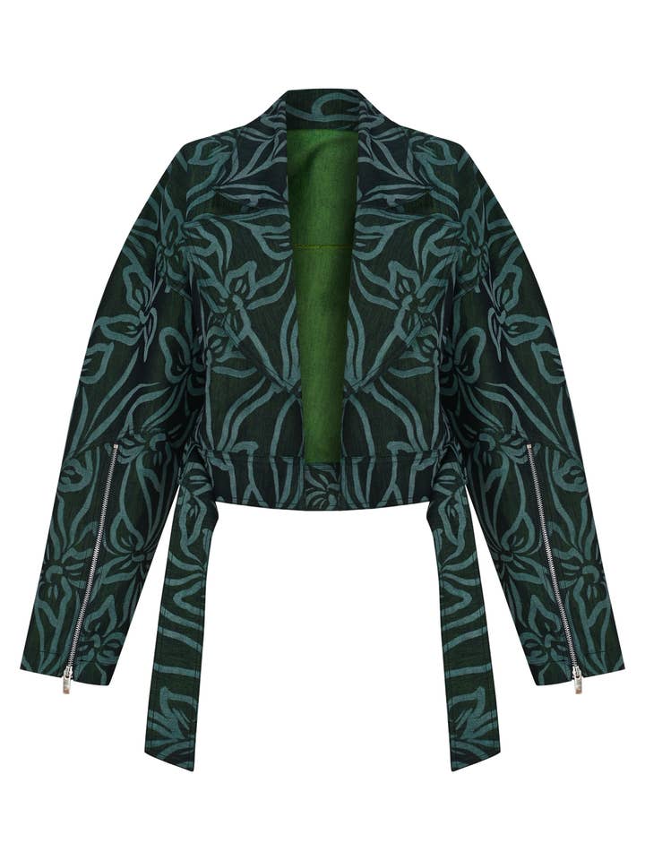 Heatwave-jacka i grönt för wholesale av Khéla the Label