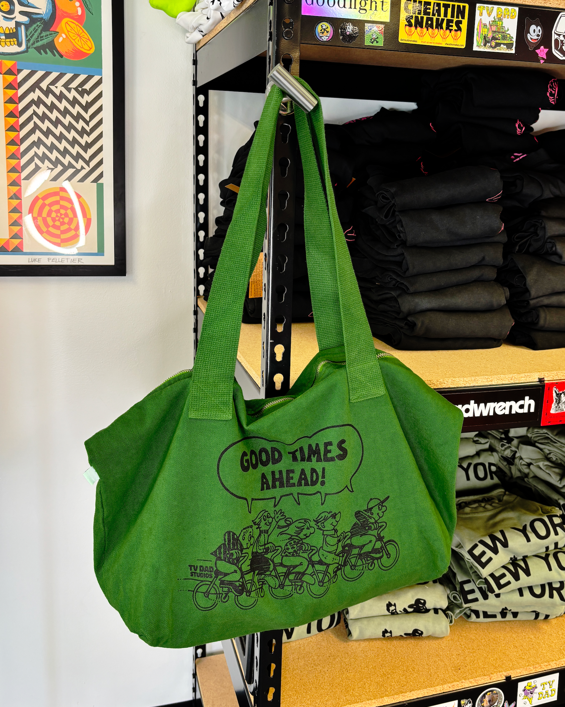 TV DAD - Wholesale Tote Bag - Unisex - Good Times Zipper Tote Bag7