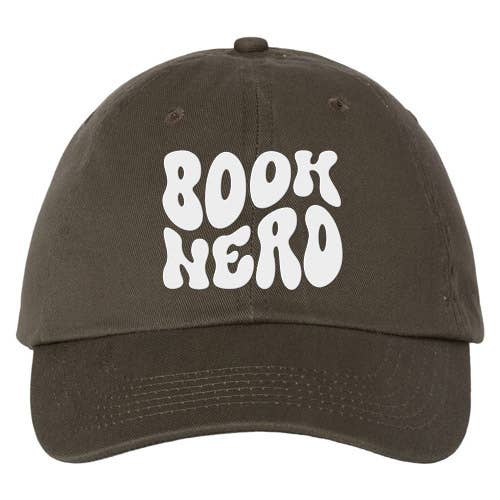 Lucky Luna Apparel - Wholesale Baseball Cap - Women's - Book Nerd Embroidered Dad Hat4
