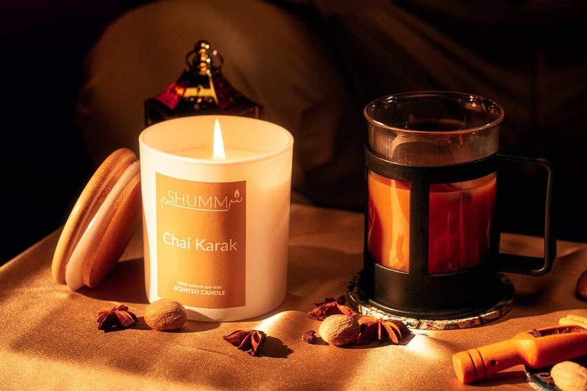 Shumm Candles – Vela em jarro/copo por atacado – Vela Chai Karak7