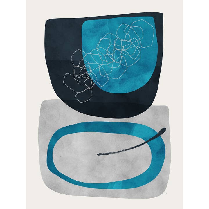 BLUE SHAKER - Wholesale Art Print - Tracie Andrews - Lexis