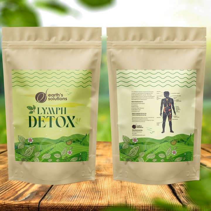 Earth's Solutions llc – Großhandel Nahrungsergänzungsmittel/Vitamin zum Einnehmen – Lymph Detox Kräuterkapseln