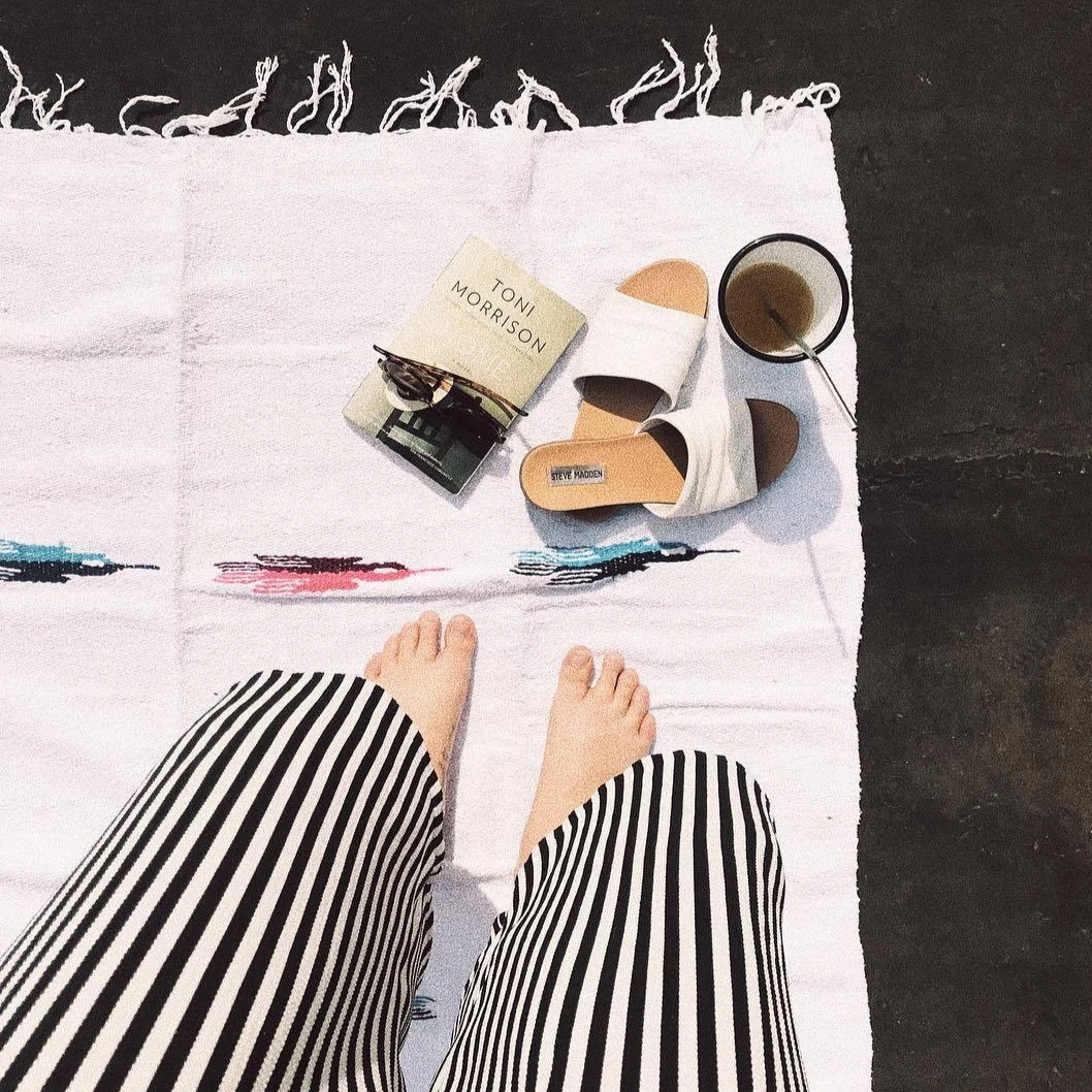 West Path - Wholesale Yoga Blanket - Namaste White Baja Thunderbird Yoga Blanket3