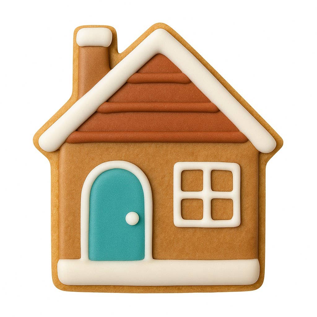 The Cookie Cutter Shop - Wholesale Cookie Cutter - Mini Gingerbread House 1.5 inch Cookie Cutter1