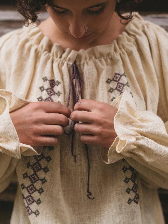 Folkwear - Wholesale Blouse - Women's - 103 Romanian Blouse - Sewing Pattern