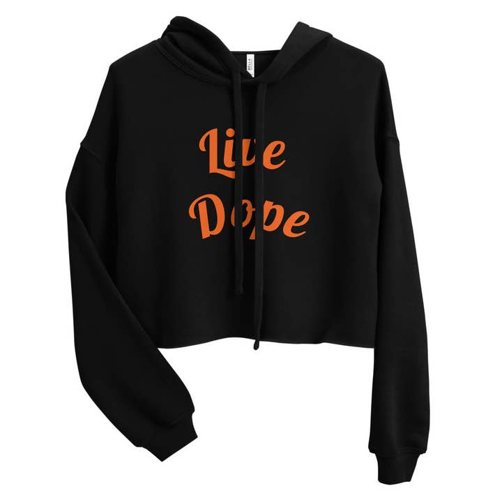 Fear Kills Dreams – wholesale Hoodie - Dam – Live Dope Tiger Logo kvinnors gröda Hoodie