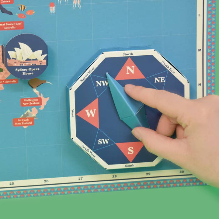 Clockwork Soldier - Wholesale DIY Craft Kit - Kids - Create Your Own Giant World Map - Interactive map kit