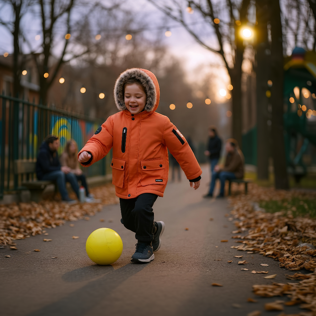 Rokka & Rolla - Wholesale Parka - Kids - Boys' Winter Coat with Faux Fur Hood Parka Jacket23