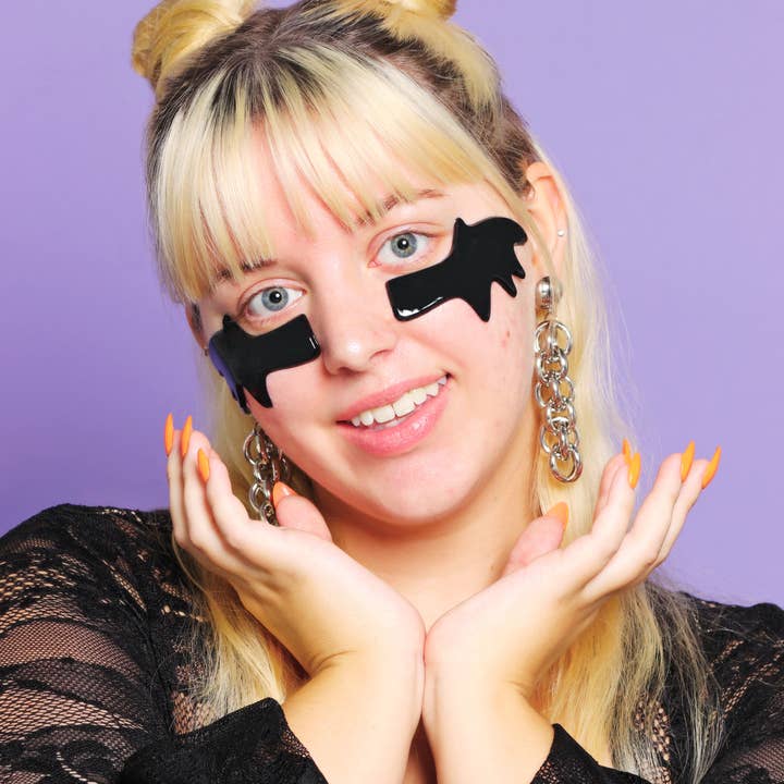 My Spa Life – wholesale Mask för ögonbehandling – Halloween Bat Habits Detoxande Ögonmasker för Undre Ögonlock - 4 Par4