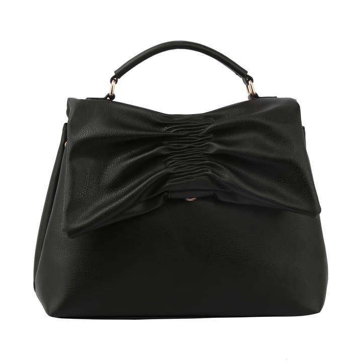 Fashion Ribbon Mini Satchel JY-0415 for wholesale by Handbag Factory Corp