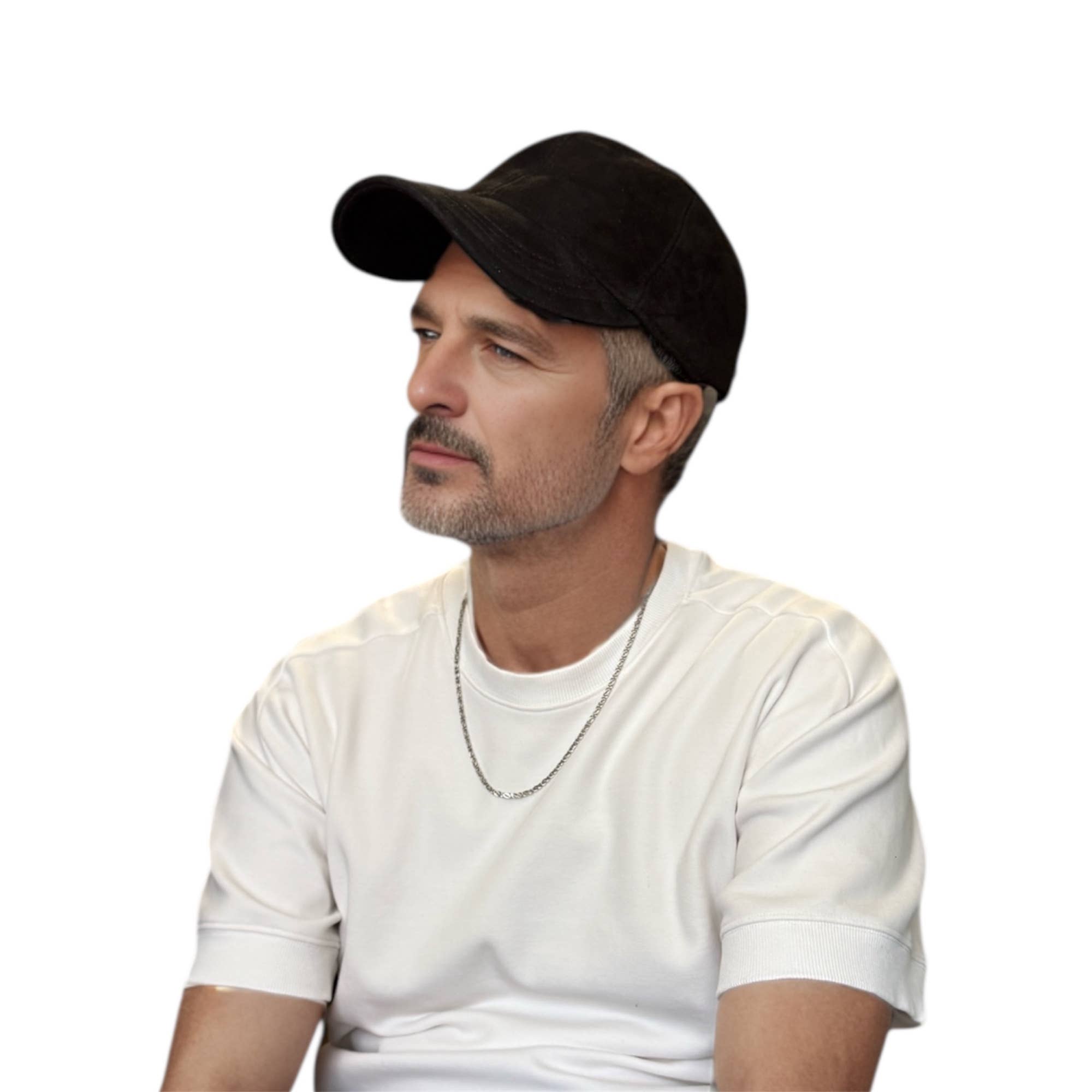 LeatherFactoryON - Vente Casquette de baseball – unisexe - Casquette de baseball en daim véritable4