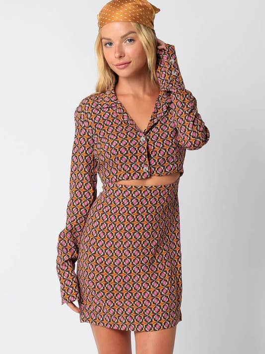 Edna Mini Dress for wholesale by Olivaceous