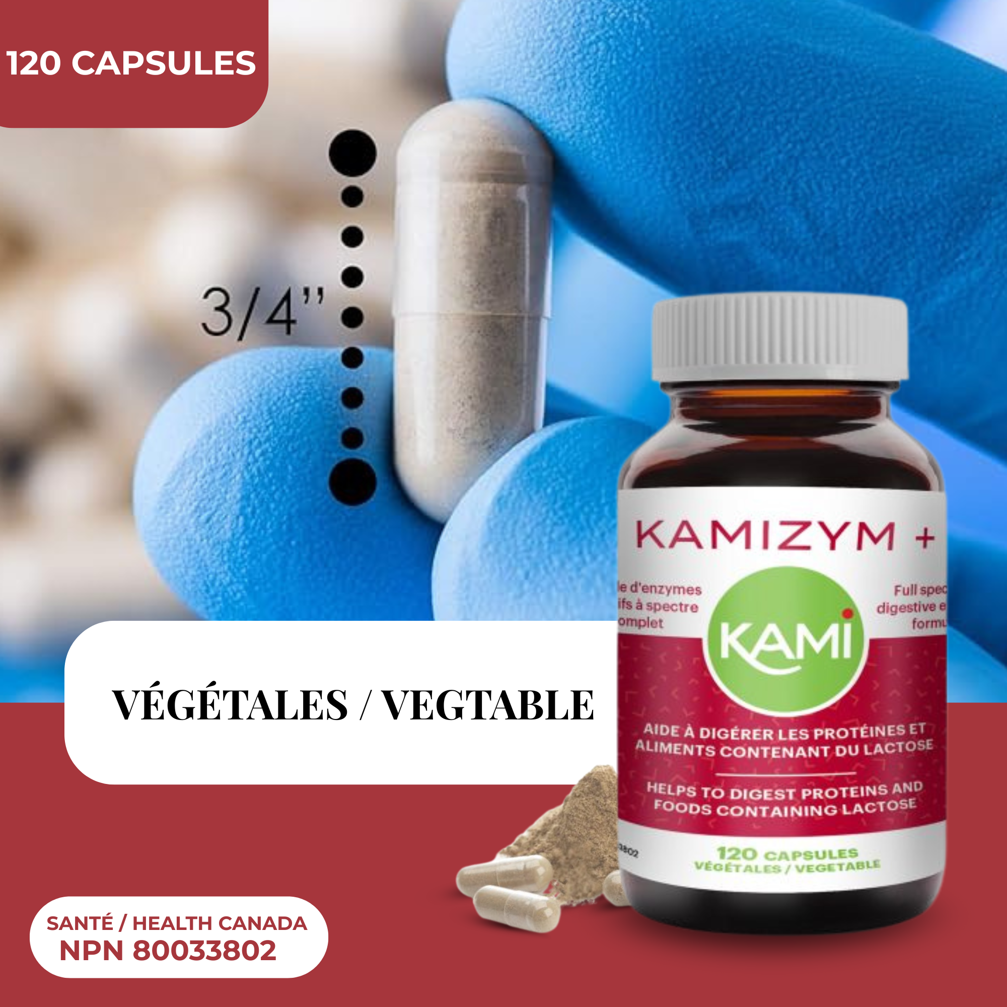 REMOVED BRAND - Wholesale Oral Supplement/Vitamin - Kamizym + | Digestion, Bloating & Intestinal Gas2
