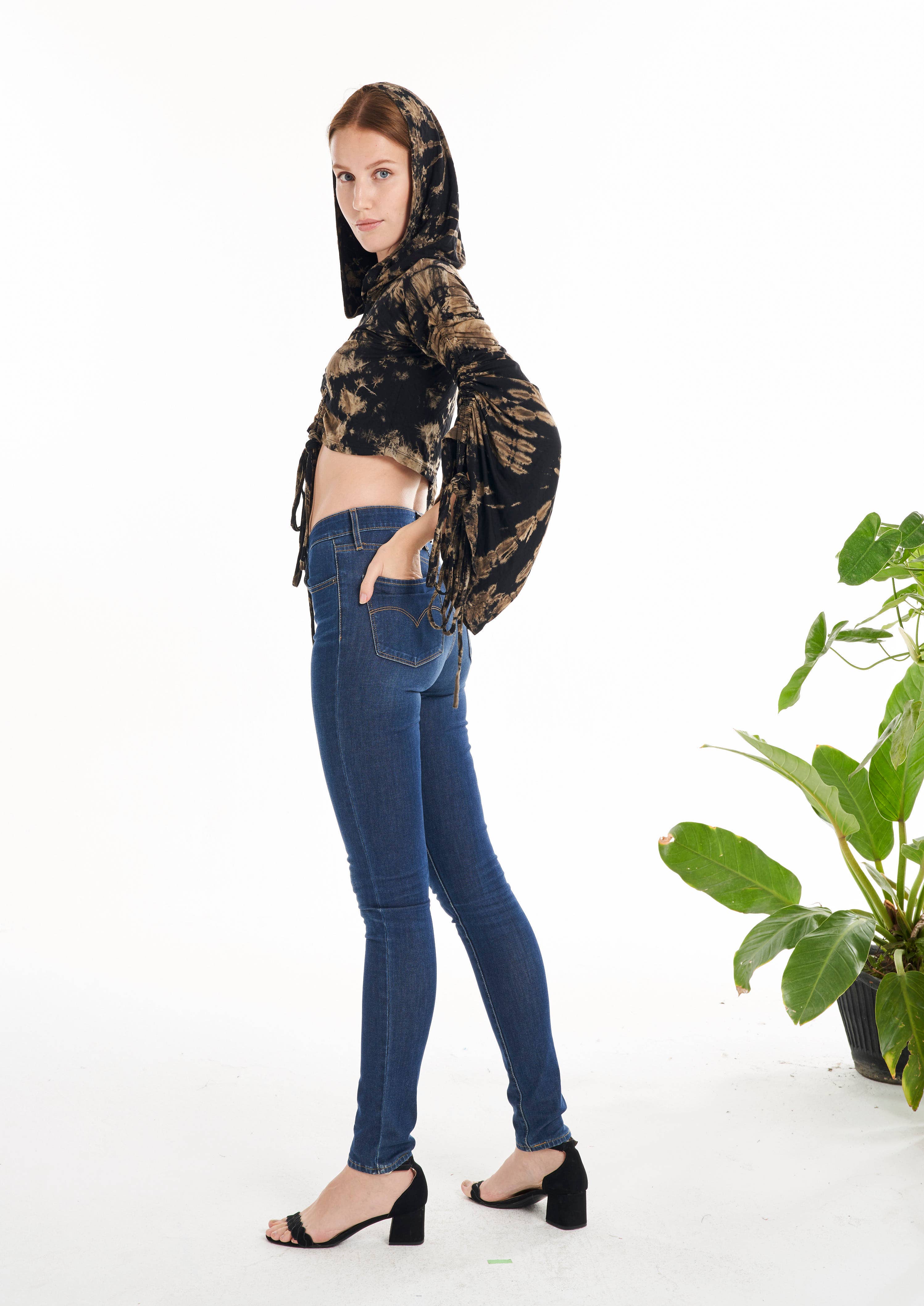 Kathmandu Imports - Wholesale Hoodie - Dames - Verkort Hoodie Top (TH-1793)8