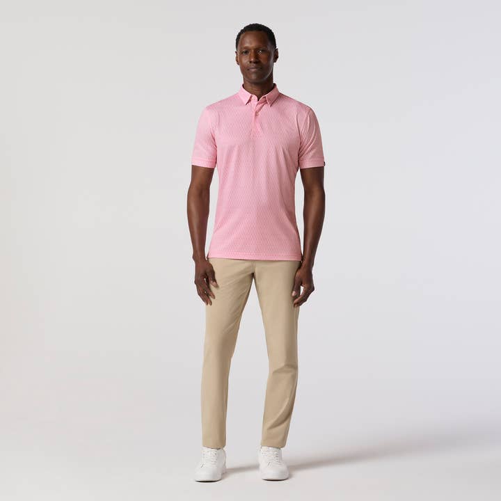 Polo Halyard SS - Rose Diamond Mirage pour la vente par Mizzen+Main