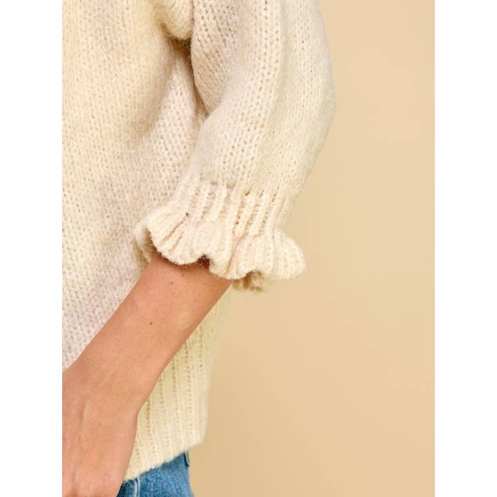 Veveret - Wholesale Cardigan - Women's - Knit Cardigan with Fornt Tie Ribbon 5